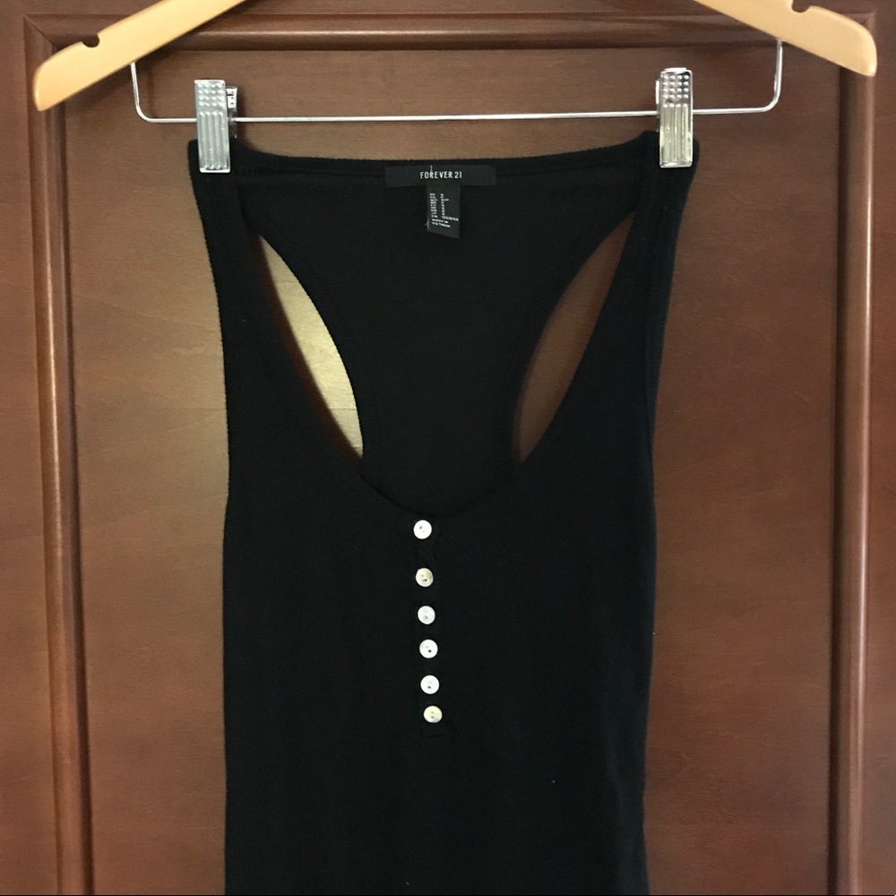 FOREVER 21 black onesie SIZE small